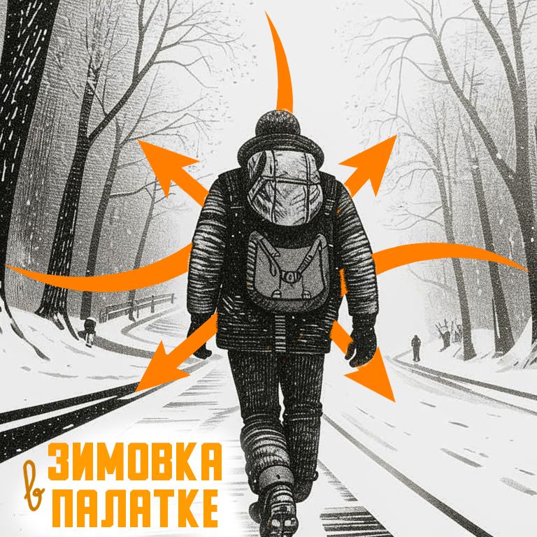 Топливная суета | Зимовка в палатке